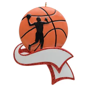 

MAXORA Personalized Basketball Ornament for Christmas Tree Decor Gift For Athletes Sportsman - Free Customization