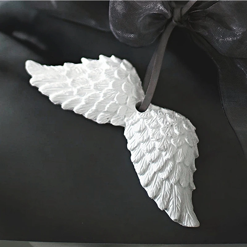 

Angel Wings Silicone Mold Aromatherapy DIY Plaster Mold 3D Fondant Cake Mold Handmad Sugarcraft Gumpaste Pastry Kitchen Bakeware