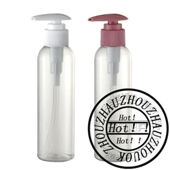 

50PCS/LOT,150ML PET Lotion Pump Bottle,Amber Plastic Cosmetic Container,Empty Shampoo Sub-bottling,Essential Oil Bottle