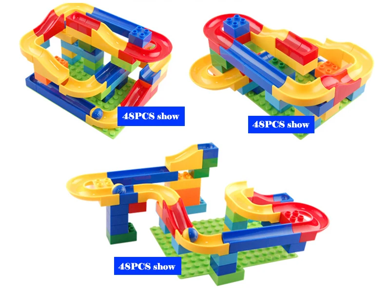 Шарик Раздвижные дорожки укладки здания конструктор Сделай Сам и строительные игрушки Совместимые Кирпичи подарки игрушки для детей