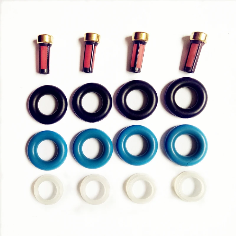 4 наборы ремонтные наборы деталей топливной форсунки для Mazda 6 инжектор 0280156154 0586156156 для AY-RK057