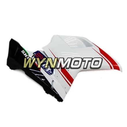 Полный обтекатель комплект для Ducati 1198 1098 848 год 07 08 09 10 11 12 впрыска ABS Пластик мотоциклетные капоты белый красный carenes