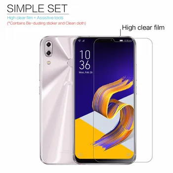 

for Asus Zenfone 5 2018 Screen Protector Nillkin Clear / Matte Soft Plastic Film for Asus Zenfone 5 ZE620KL 2018 Not Glass