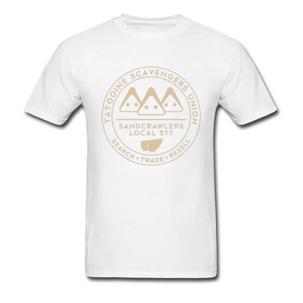 Tatooine Scavengers Union Custom Summer/Autumn Pure Cotton O Neck Men Tops Shirt Design Clothing Shirt Rife Short Sleeve T-Shirt Tatooine Scavengers Union white
