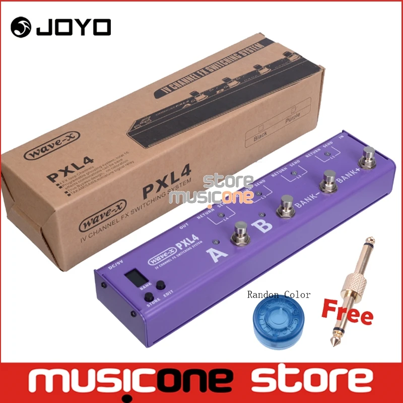 JOYO PXL 4 4 Loops Purple Guitar Programmable Effect Pedal Looper