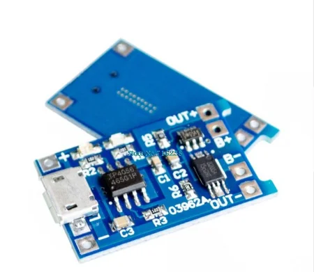 18650 5 шт./лот 5V Micro USB 1A 18650 TP4056 литиевая батарея зарядная плата с защитным зарядным модулем - Цвет: 18650