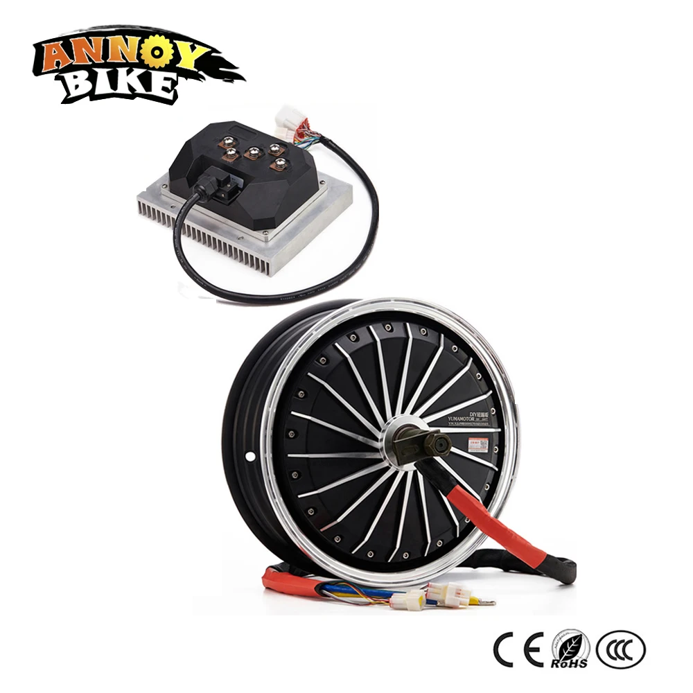 13 Rim 50H Magnetic 72v 120v 5000w Hub Motor For Electric font b Motorcycle b font