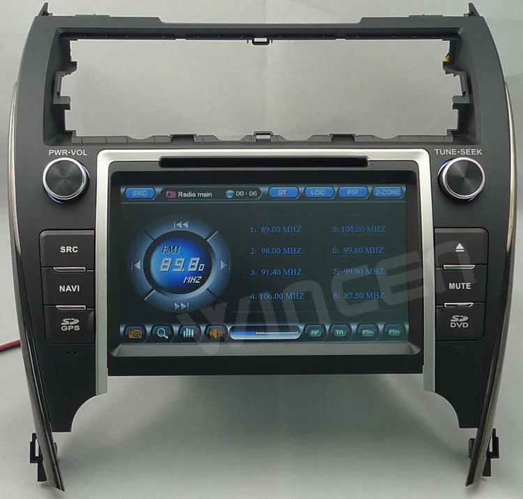 " автомобильный DVD gps плеер для Toyota Camry 2012 Американская версия с 3g PIP Dual Zone Virtual 6 Disk Ipod c gps, карта и подарок