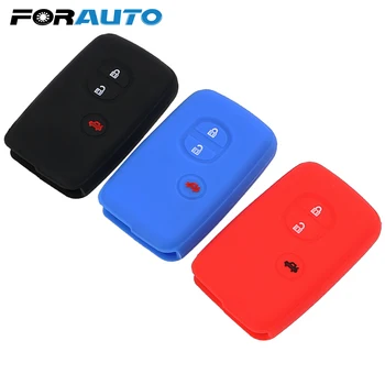 

3 Buttons Car Key Case Cover Remote Silicone Key Shell Auto Replacement Parts Key Fob Shell For TOYOTA CAMRY