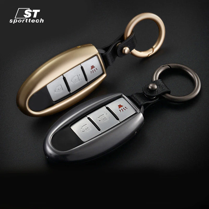 

3 Buttons Car Key Shell Cover Aluminum Alloy key Case Fit For 2014 2017 Infiniti QX Q50 60 70 General Accessories
