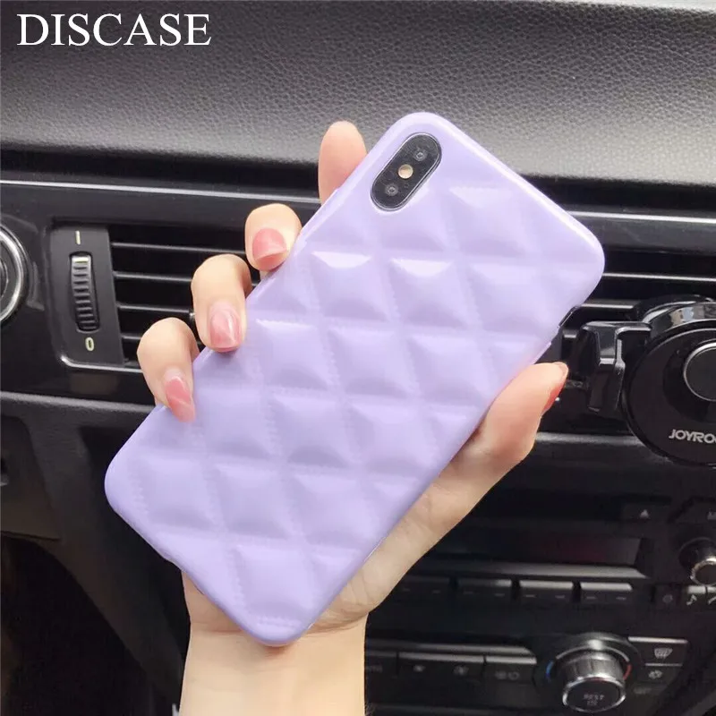 DISCASE чехол для телефона iphone 8 7 6 6s Плюс Мода Алмазный Блеск желейные конфеты
