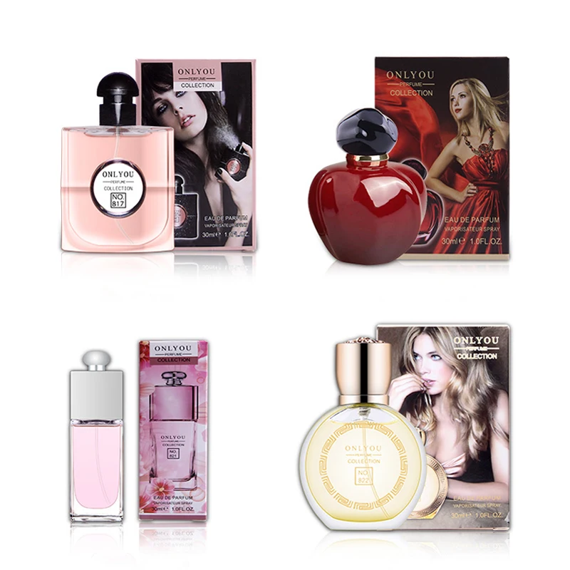 

Sexy 30ml 4 Style Women Fragrance Long-lasting Deodorant Female Atomizer Bottle Glass Fashion Lady Flower Fragrance