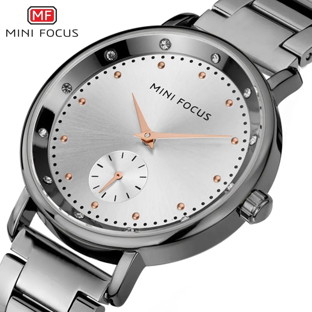 

MINI FOCUS 2018 Business Dress Quartz Watch Women Watches Fashion Ladies Famous Brand Female Clock Montre Femme Relogio