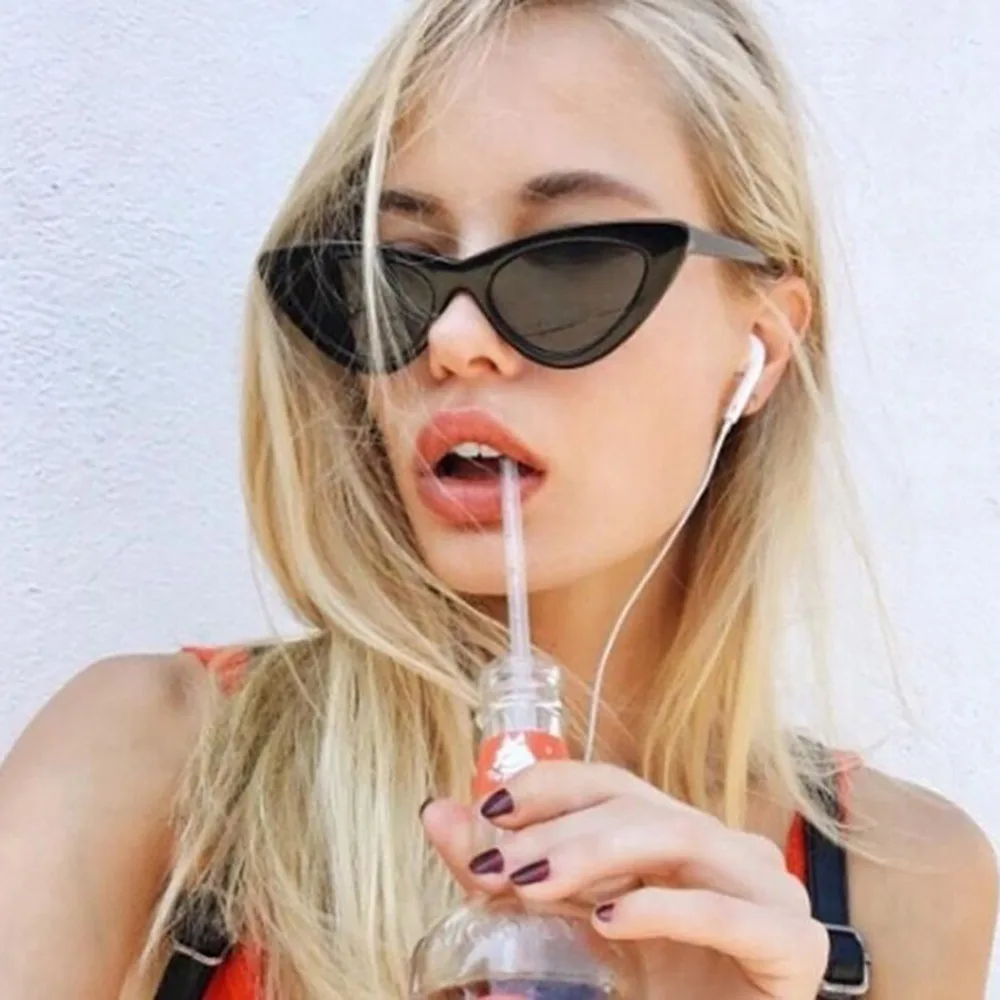 branded cat eye sunglasses