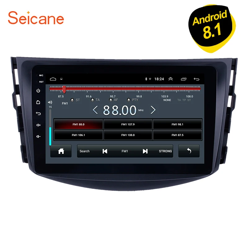 Seicane Автомобильный gps навигатор 2din Android 8,1 автостерео радио для Toyota RAV4 2007 2008 2009 2010 2011 мультимедийный блок плеер