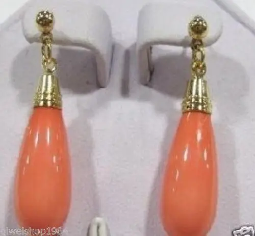 

Wholesale price 16new ^^^^ Pretty Noblest pink coral earring