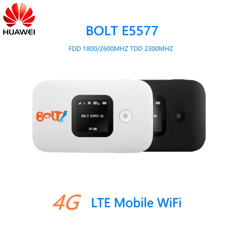 

4G Modem LTE Router with SIM Card Slot Huawei E5577 BOLT 4G Super WiFi Router