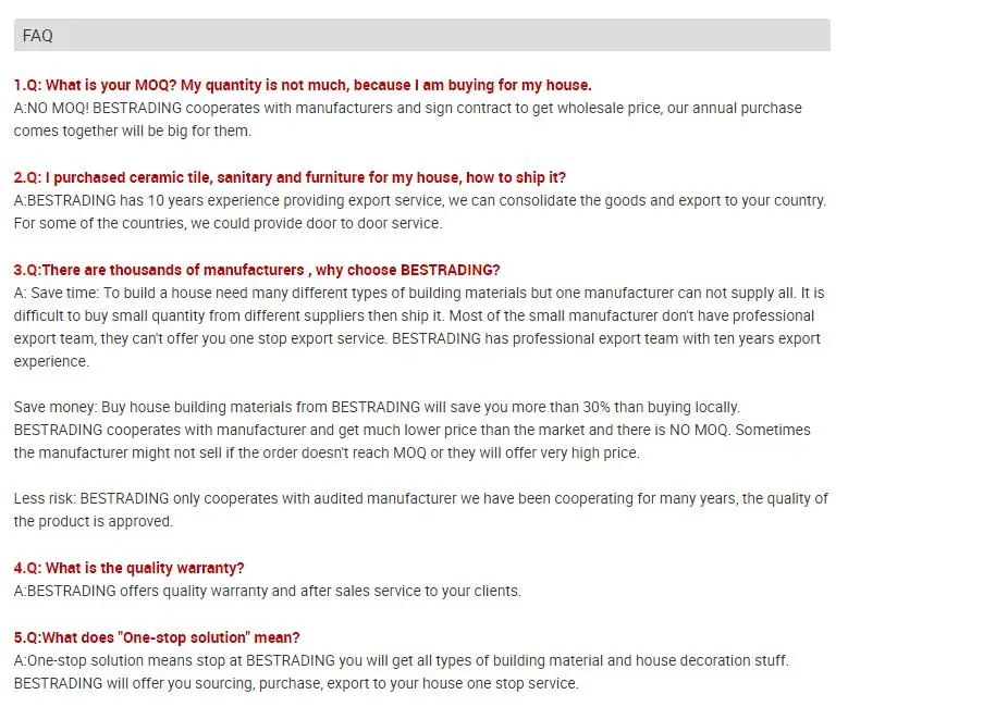 FAQ