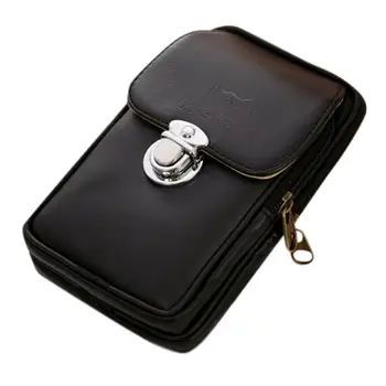 

Casual men's bag versatile mobile phone bag simple clutch bag solid color pockets Dropship Y604