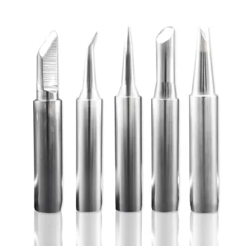 

5PCS/SET Soldering Tips 900M-I,B,K,C,D 60W Replacement For Eletric Solder Iron Soldering Rework Station Welding Tips