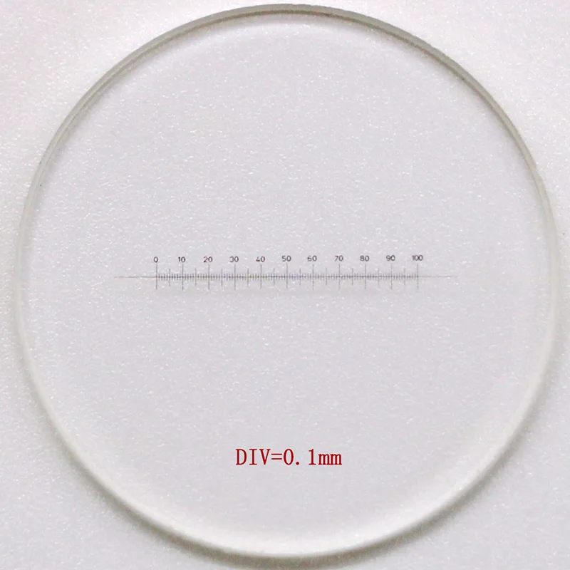 Калибровочная линейка для микроскопа. Микроскоп microscope micrometer calibration ruler». Окулярная сетка для микроскопа. Объект-микрометр для микроскопа с ценой деления 0. #div/0.