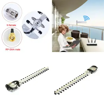 

RP-SMA 2.4GHz 25dBi Directional Outdoor Wireless Yagi Antenna WiFi For Router Directional Booster Amplifier Modem RG58 Cable