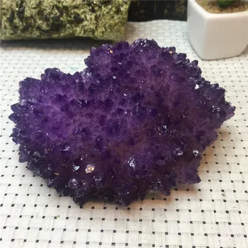 

Unique high quality amethyst phantom crystal cluster amethyst flower reiki healing crystals for home&party&wedding decoration