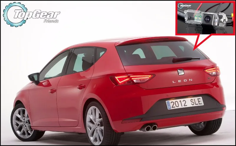 Для SEAT Leon 1P 5F MK2 MK3 2006~ Автомобильная камера высокого качества камера заднего вида для PAL/NTSC Для TG тюнинг | CCD+ RCA