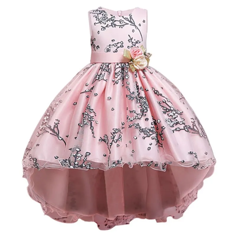 

JAYLAY Flower Girl Wedding Evening Party Dresses Lace Tailing Formal Kids Dresses For Girls Princess Dress Teenage 3-12y Dress Vestidos