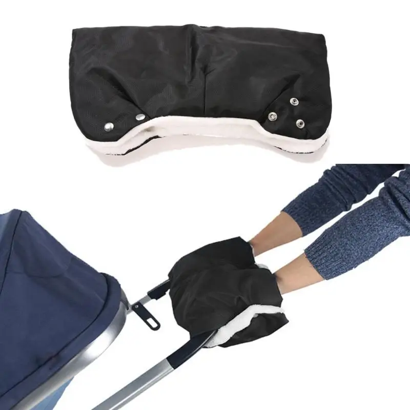 

MOJOYCE Baby Pram Stroller Gloves Winter Warm Pushchair Hand Gloves Buggy Mother Clutch Cart Muff Gloves Stroller Accessories