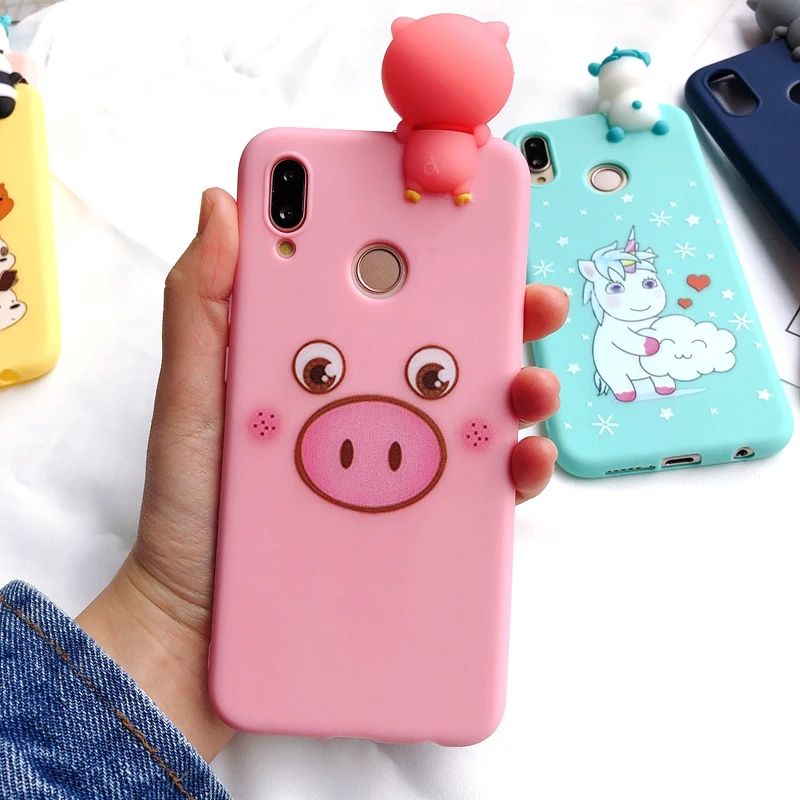 5A 6A 4X etui Xiaomi Redmi 6A 5A S2 4X чехол Kawaii 3D Медведь Единорог на для Xiaomi Redmi 5 Plus Note 4 4x 5a Prime чехол Capa - Цвет: 2