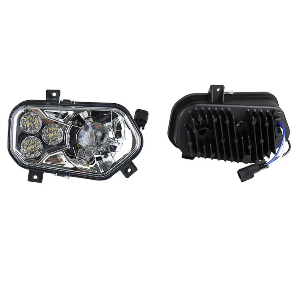 1Pair ATV HiLo Beam LED Driving Headlight Kits for Polaris RZR XP 900 2011-2014  Polaris RZR 4 800 2010-2014  (3)