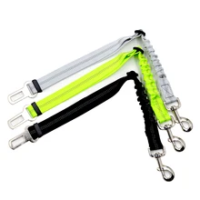 New Nylon car dog belt adjustable dog cat puppy Car Seat Belt Reflective Seatbelt Harness Lead Pet Cat Dog Safety leads 3 color