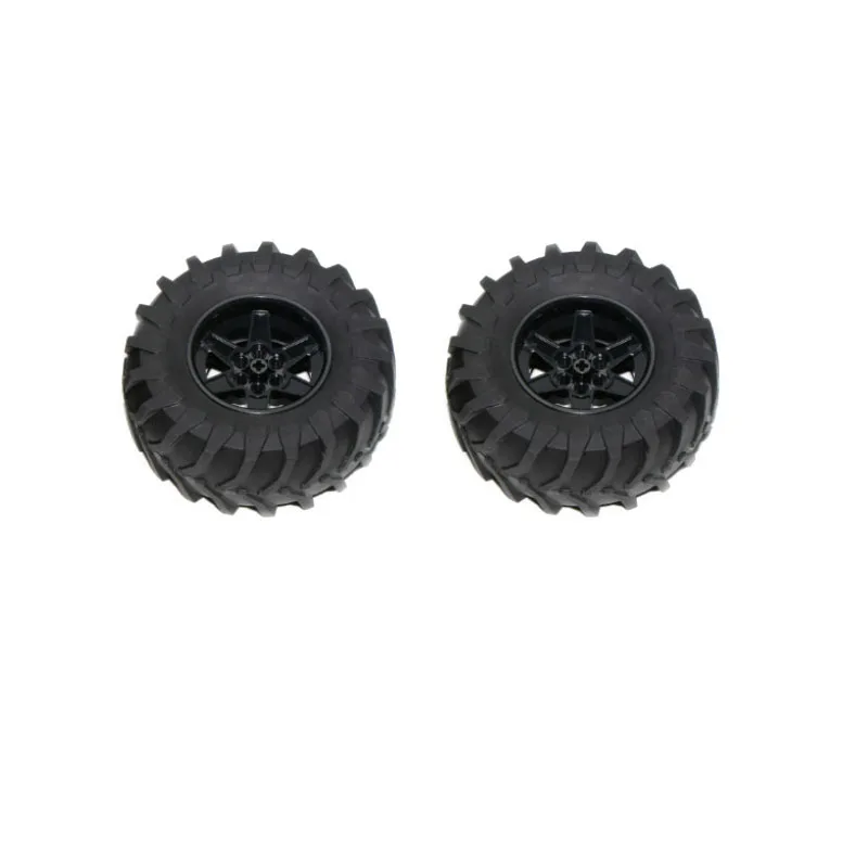 2 шт./лот совместимые с логотипами Technic Wheels 107*44 мм ZR Rim Wheel Tire Hub 23798 15038 fit 42054