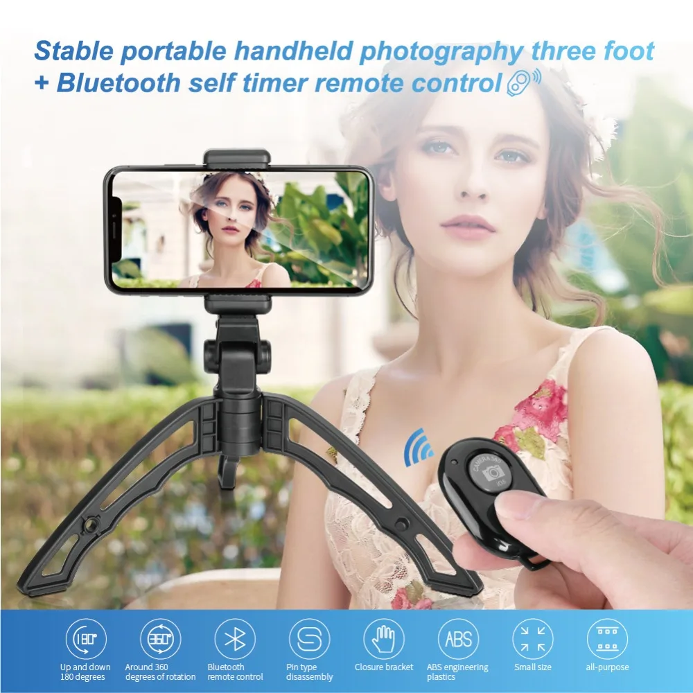 Apexel Mobile Phone Camera lens Optical 4-12X Zoom Telephoto Telescope Lens+Mini selfie Tripod for all smartphones 16 -OUT-03