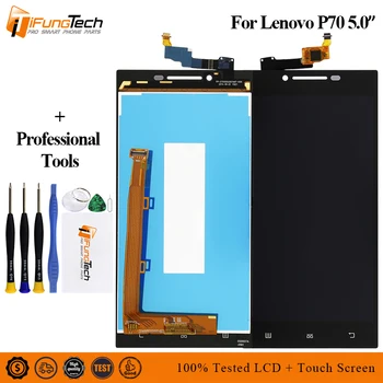 

For 5.0" Lenovo P70 LCD Display Touch Screen Digitizer Assembly For Lenovo P70 Display with Frame P70-A P70-T LCD Replacement