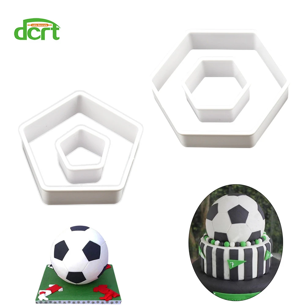 Cookie Cutter Hexagone Pentagone Football Outil Forme Biscuit Gâteau Cupcake Topper Cookie Cutter Hexagone Pentagone Football Outil Forme Biscuit Gâteau Cupcake Topper