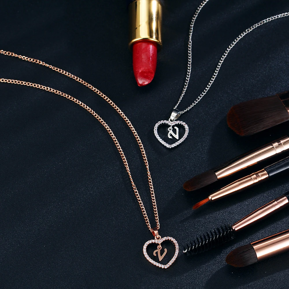 17KM-A-To-Z-Letter-Name-Necklaces-Pendant-For-Women-Girl-Fashion-Long-Chain-Heart-Necklaces (2)