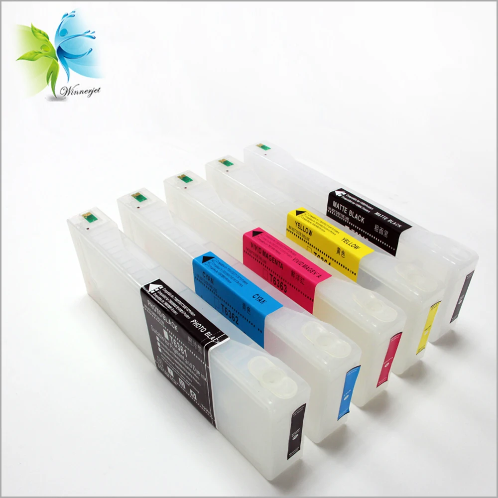 

Winnerjet 700ml refillable ink cartridge with chip + chip resetter for Epson 7700 9700 7710 9710 printer