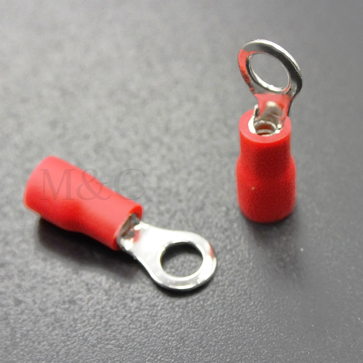 RV1 25 Red Ring Insulated Wire Connector Electrical Crimp Terminal RV1
