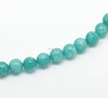 Free Shipping Wholesale 4 6 8 10 12mm Natural Blue Amazonite Round loose stone jewelry Beads  agat Beads 15