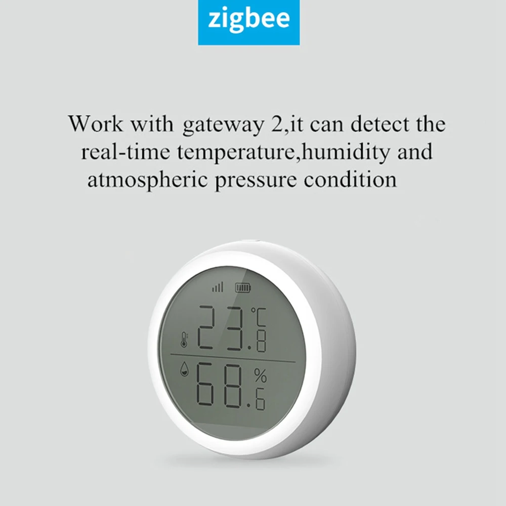 Angwood Zigbee-умный дом Wi-Fi беспроводной температурный детектор тепла приложение управление Умный дом термометр датчик температуры и влажности