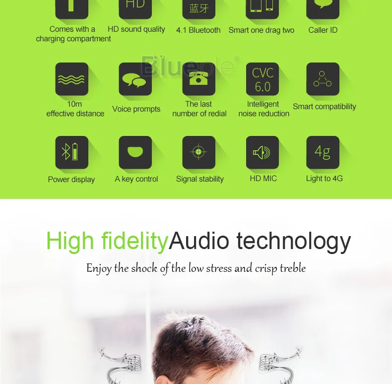 Magnetic charge charging mobile charging box Bluetooth headset (5)
