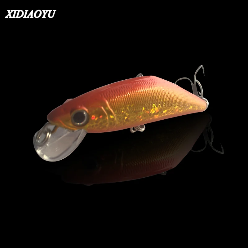 XIDIAOYU, 5 цветов, 58 мм, 6 г, жесткая приманка, маленькая Рыбная приманка, рыболовная приманка на окуня, Тонущая мелкая рыболовная приманка, приманка