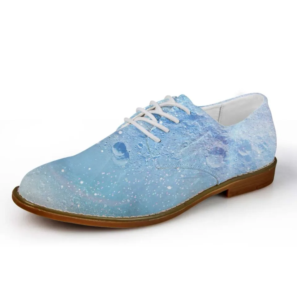 light blue oxford shoes
