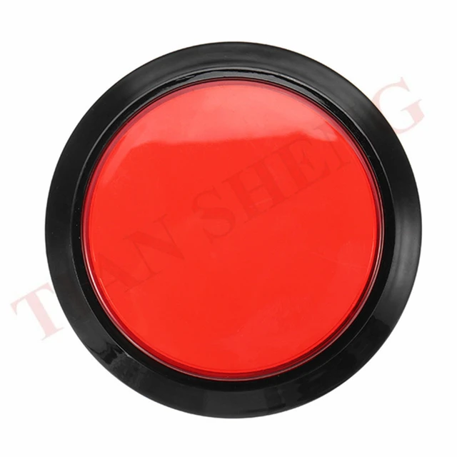 Big Dome Pushbutton - Red