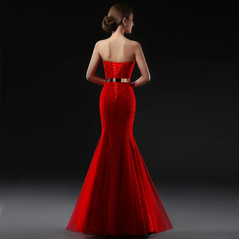 Suosikki New arrival Mermaid Evening Dresses Long strapless Formal Prom party dress Vestidos de festa
