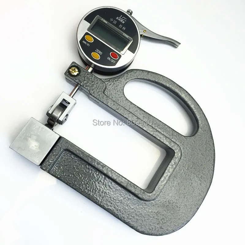 0 10mm Digital Thickness Gauge With Roller Insert Measuring tool 0.01mm