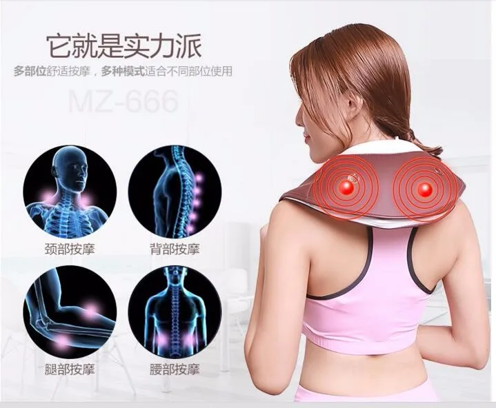 Режим биения массажер для тела массажные накидки шейного позвонка талии шеи плеча массажер многофункциональный массаж спины устройство