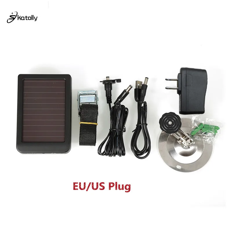 Skatolly открытый солнечная панель зарядное устройство США/ЕС вилка охотничья камера зарядное устройство для Suntek HC-300M HC300 HC-500m охотничья камера